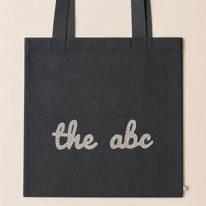 Dotted theabc logo tote bag