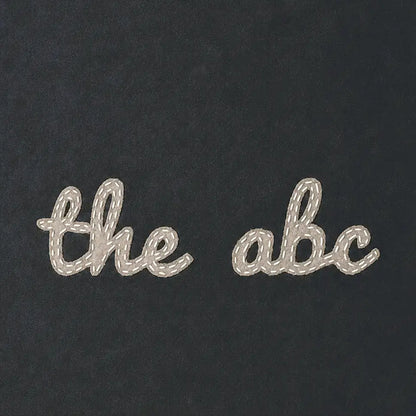 Dotted theabc logo tote bag